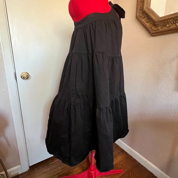 Love, Bonito Violeta Toga Tiered One Shoulder Swing Dress - Size Small - Picture 3 of 8